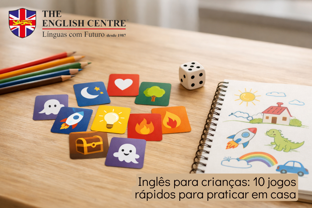 Inglês para crianças 10 jogos rápidos para praticar em casa - the english centre