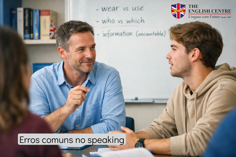 Erros comuns no speaking - the english centre