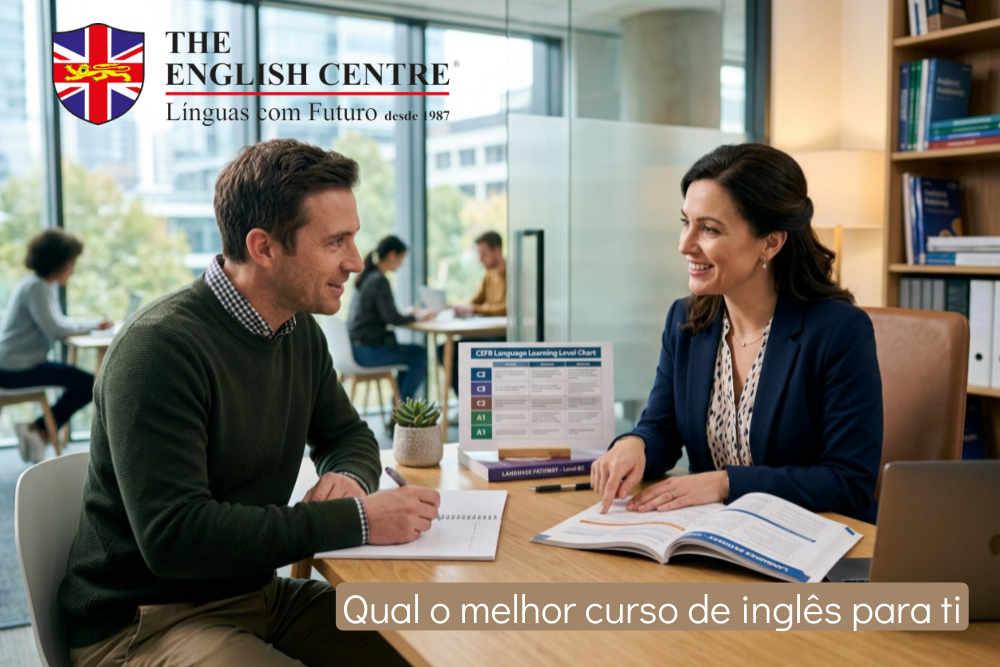 melhor curso de inglês para ti - the english centre