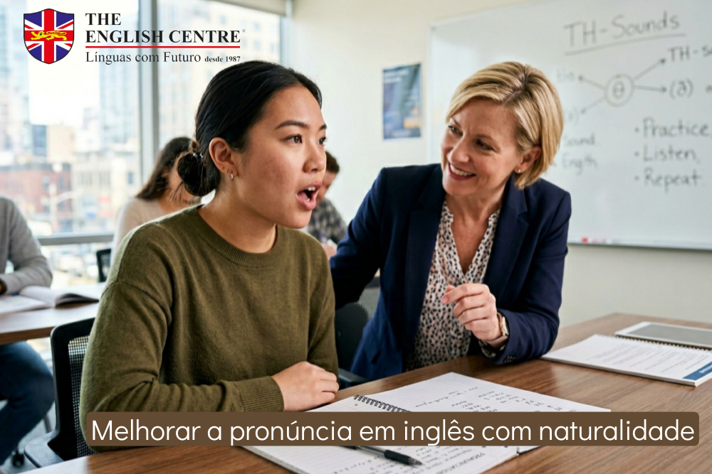 melhorar a pronúncia em inglês com naturalidade - the english centre