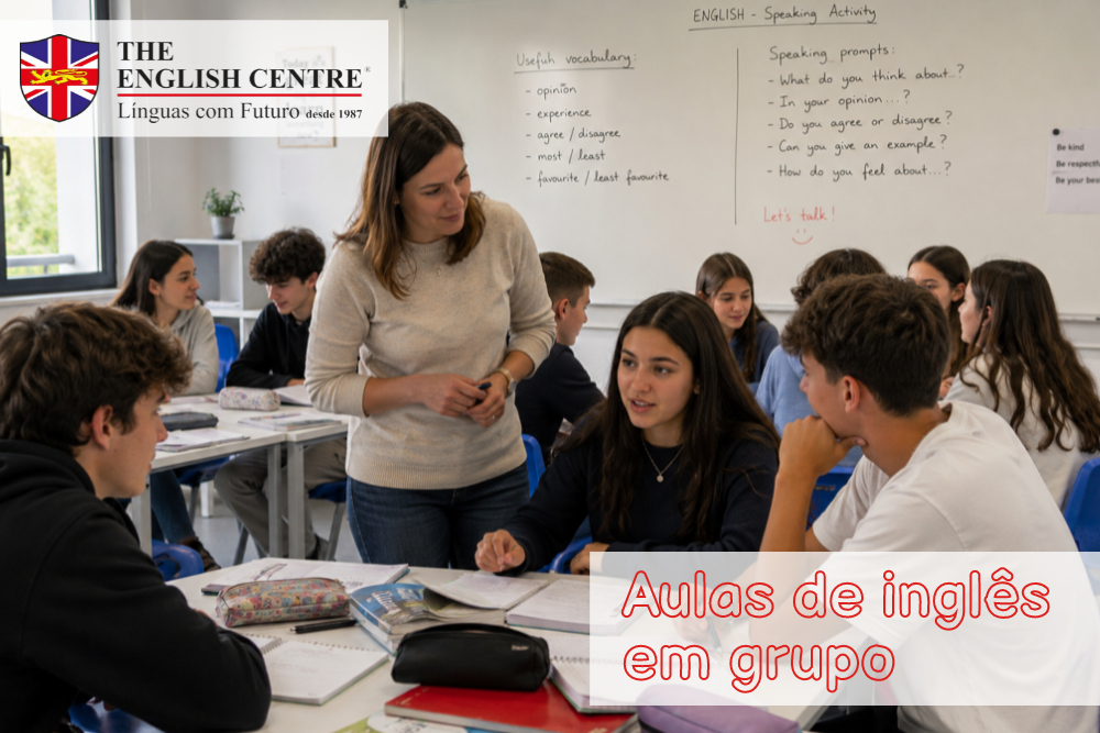 Aulas de inglês em grupo: qual é o número ideal de alunos por turma?