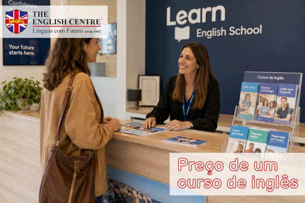Preço de um curso de inglês - the english centre