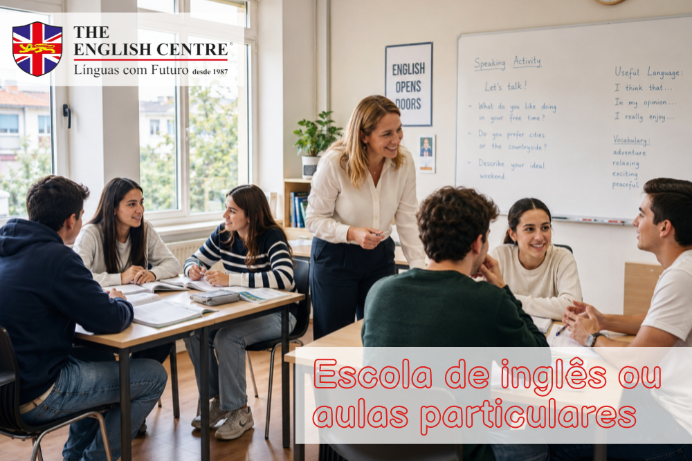 Escola de inglês ou aulas particulares - the english centre