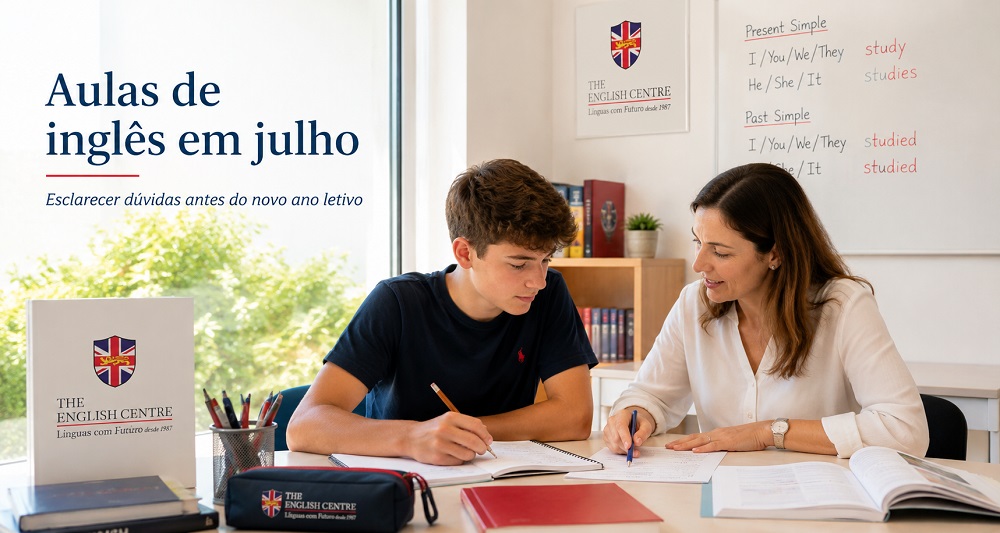 aulas de inglês em julho - the english centre