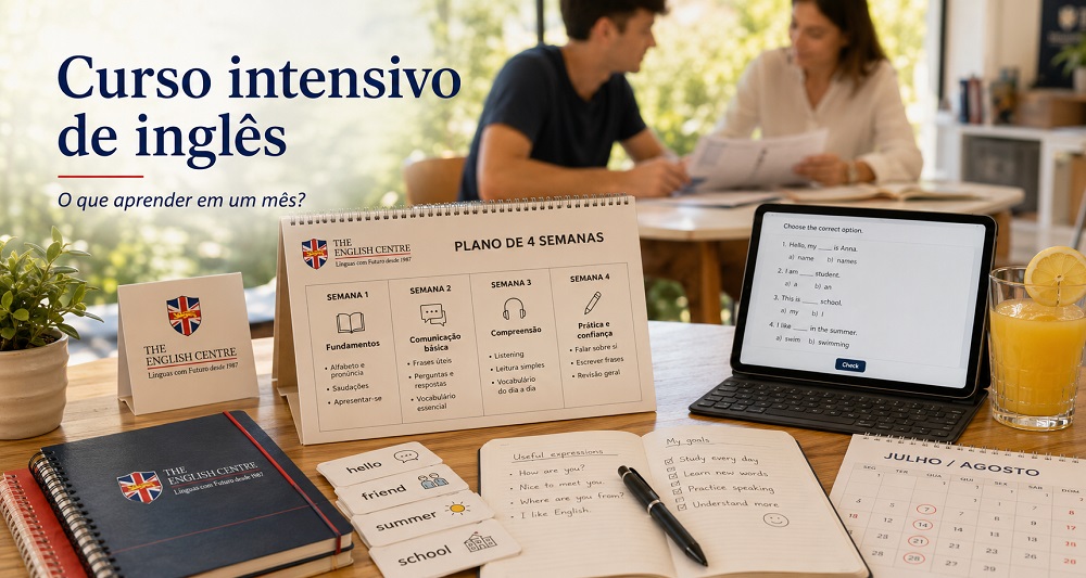 curso intensivo de inglês - the english centre